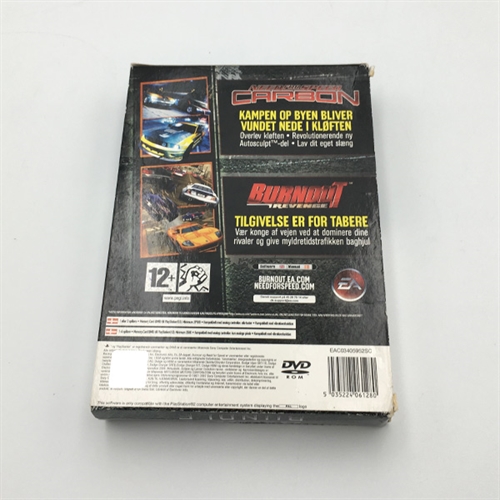 Racing Bundle - Need for Speed Carbon og Burnout Revenge - PS2 (B Grade) (Genbrug)